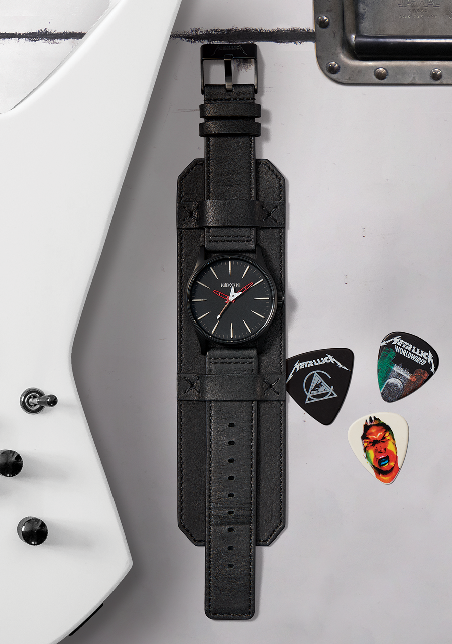 Sentry Leather Black Red Seek Destroy