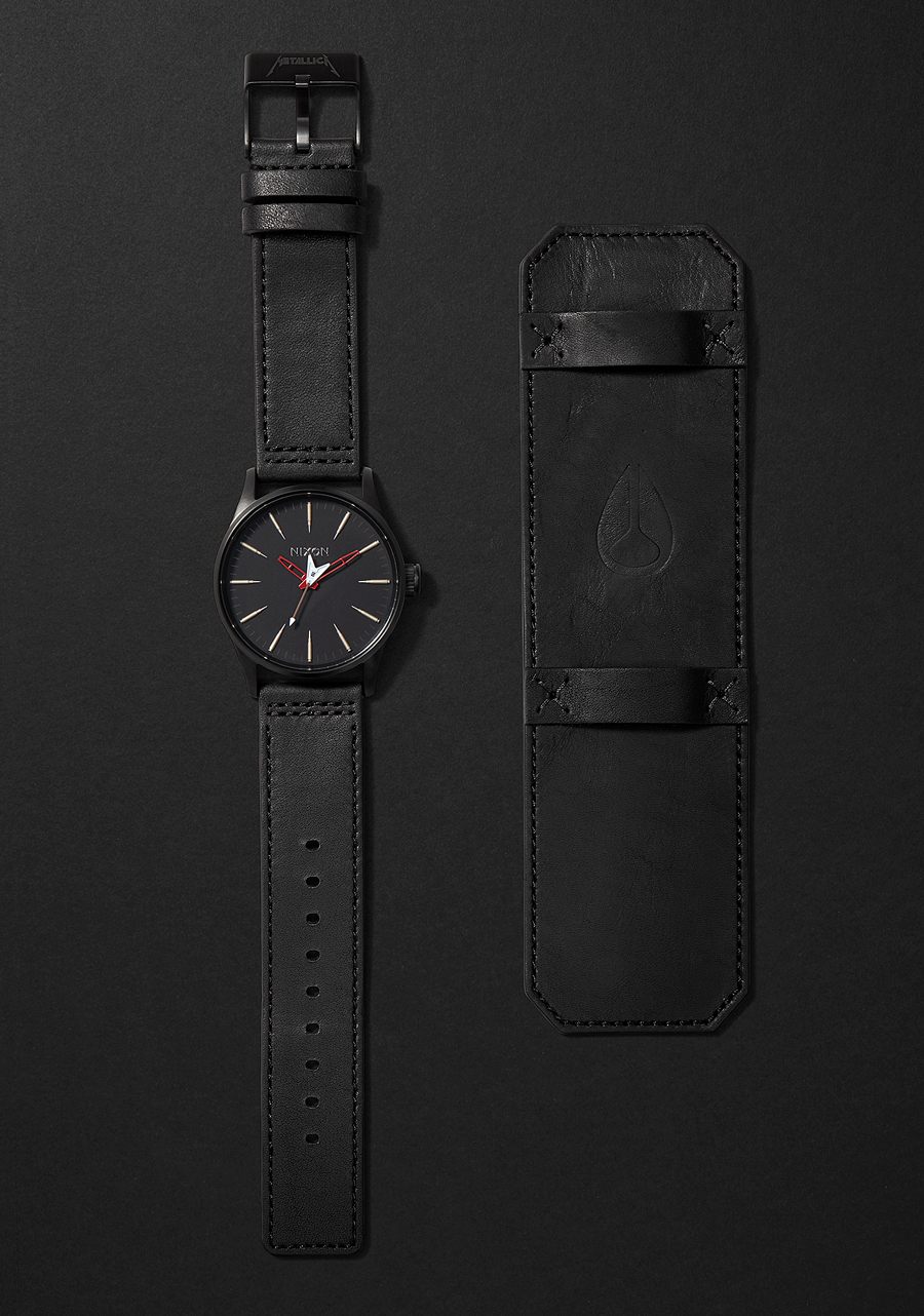 Sentry Leather Black Red Seek Destroy View 9