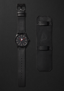 Sentry Leather Black Red Seek Destroy View 9