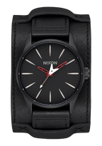 Sentry Leather Black Red Seek Destroy