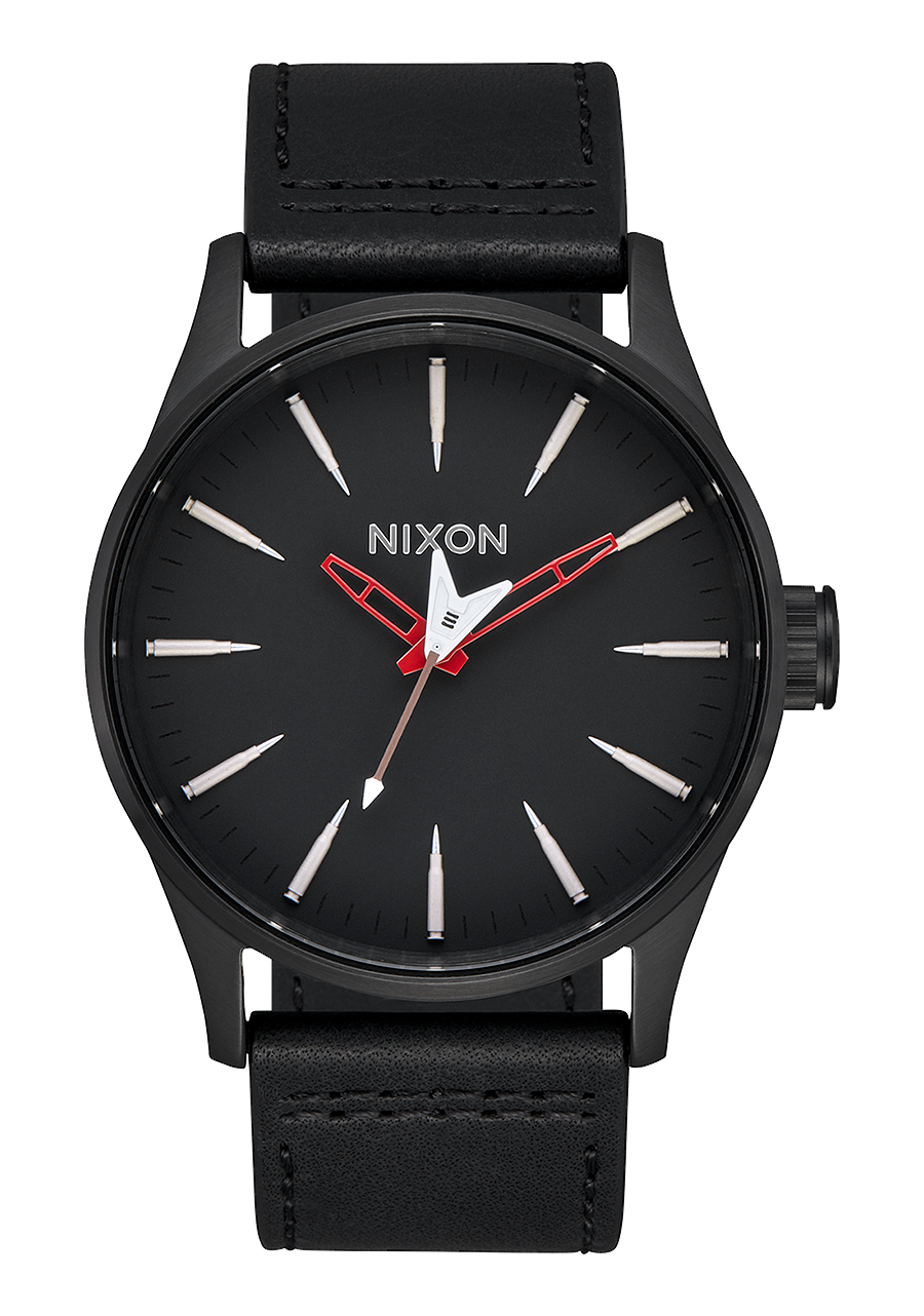 Sentry Leather Black Red Seek Destroy View 7