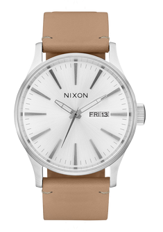 Sentry Leather All Silver / Tan