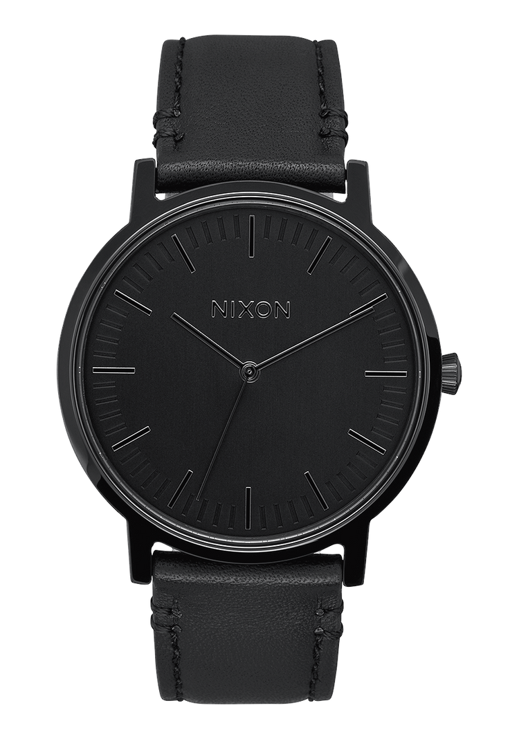 Porter Leather All Black