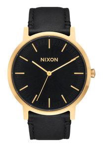 Porter Leather Gold Black View 1