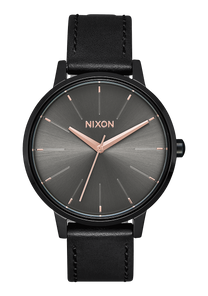 Kensington Leather Black Gunmetal View 1