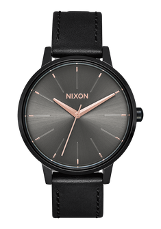 Kensington Leather Black Gunmetal