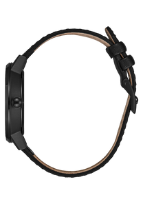 Kensington Leather Black Gunmetal View 2