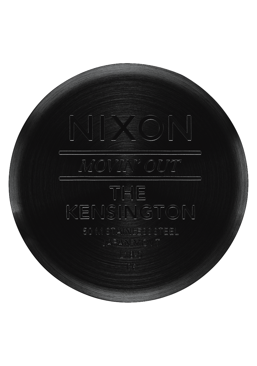 Kensington Leather Black Gunmetal View 4
