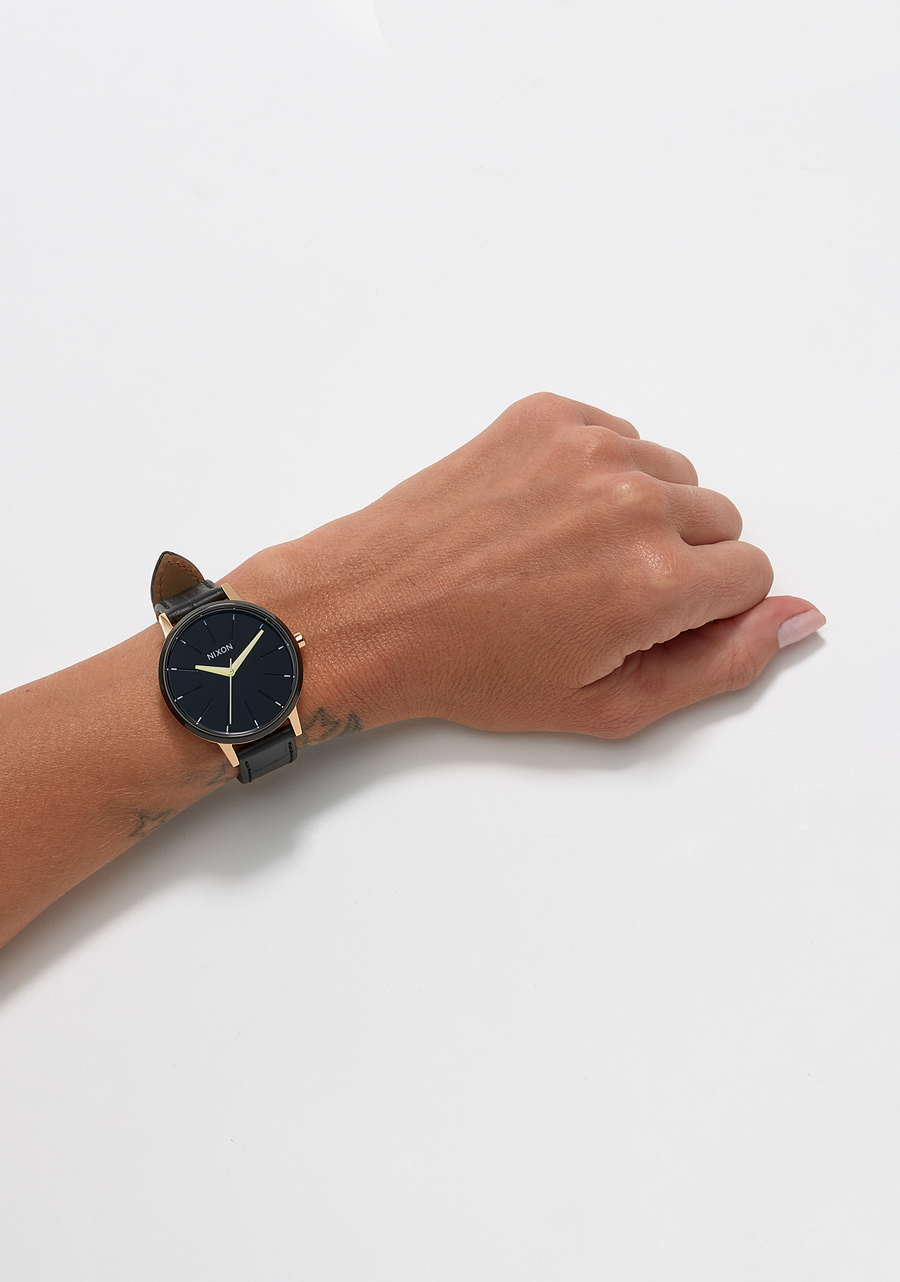 Kensington Leather Gold Black White View 5