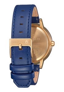 Kensington Leather Gold White Indigo View 3