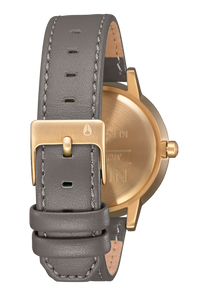 Kensington Leather Gold White Gray View 3