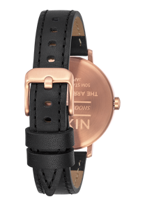 Arrow Leather Rose Gold Black View 3
