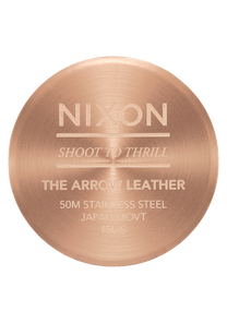 Arrow Leather Rose Gold Black View 4