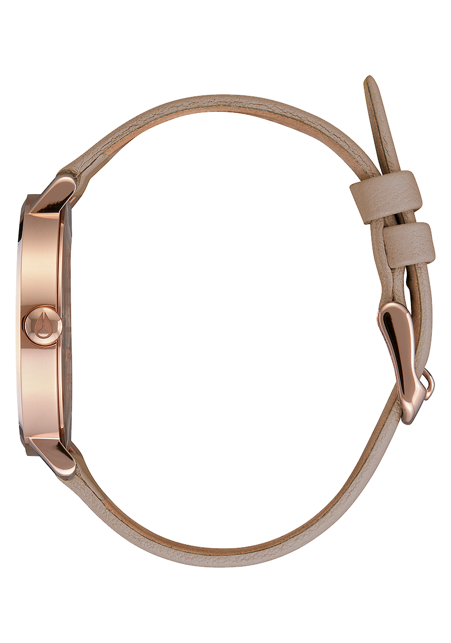 Arrow Leather Rose Gold Gray View 2