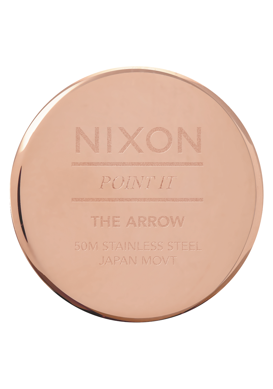 Arrow Leather Rose Gold Gray View 4