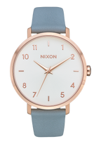 Arrow Leather Rose Gold Blue