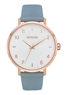 Arrow Leather Rose Gold Blue