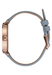 Arrow Leather Rose Gold Blue View 2