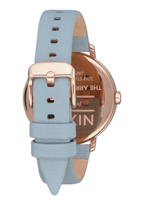 Arrow Leather Rose Gold Blue View 3