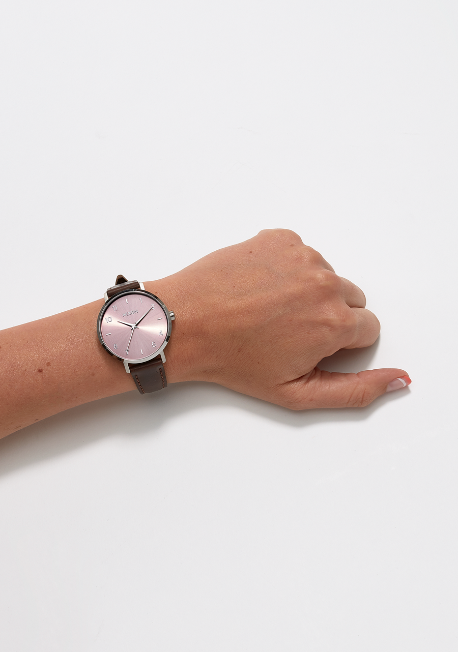 Arrow Leather Silver Pale Lavender View 5