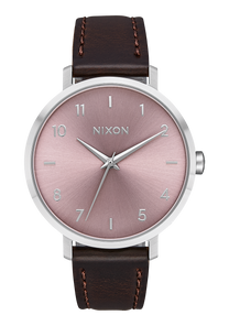 Arrow Leather Silver Pale Lavender View 1