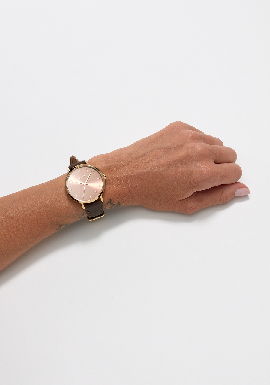 Arrow Leather Light Gold Marsala View 5