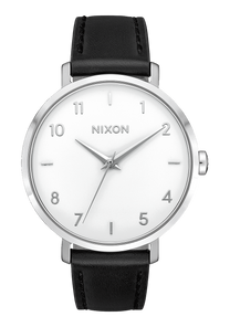 Arrow Leather Silver White Black View 1