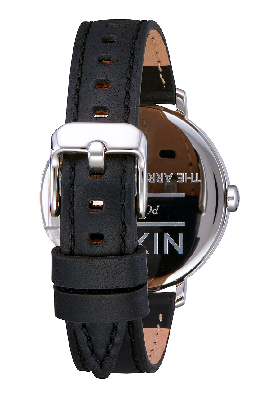 Arrow Leather Silver White Black View 3