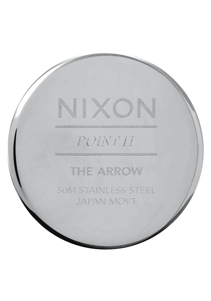 Arrow Leather Silver White Black View 4