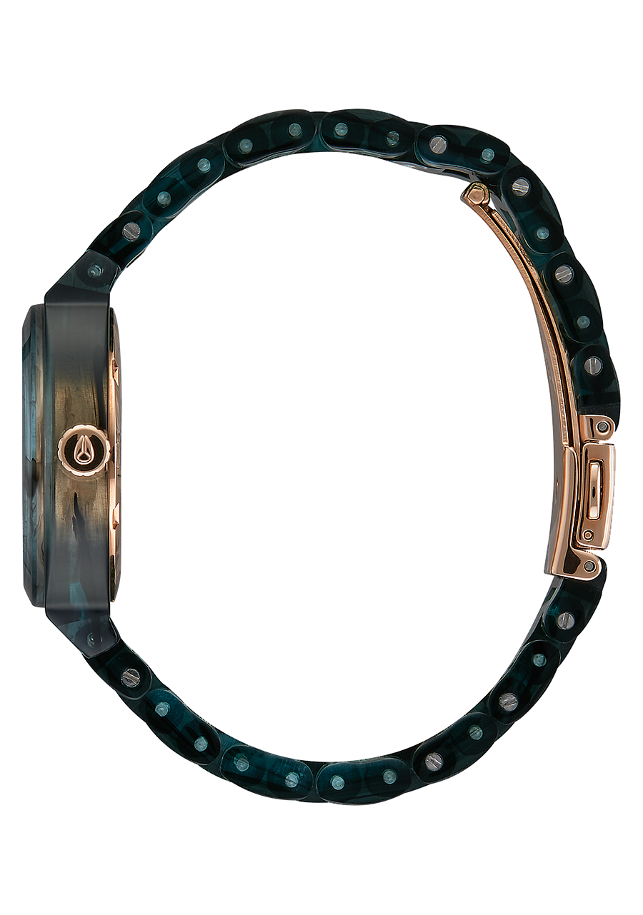 Medium Time Teller Acetate Aqua View 2