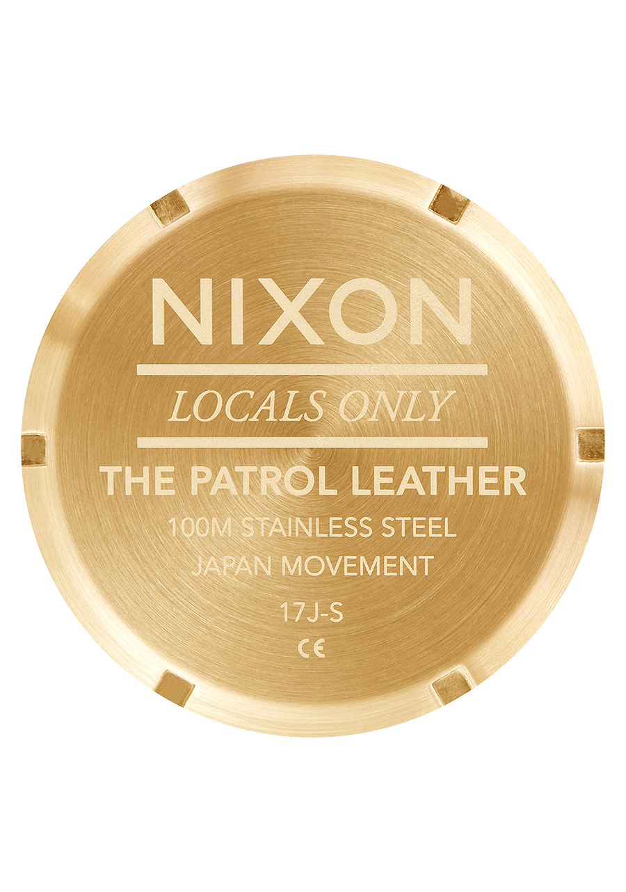 Patrol Leather Navy Brown Black Gator View 4