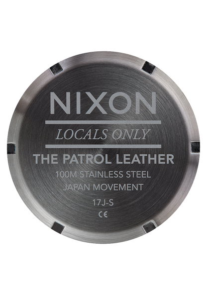 Patrol Leather Gunmetal / Gold View 4