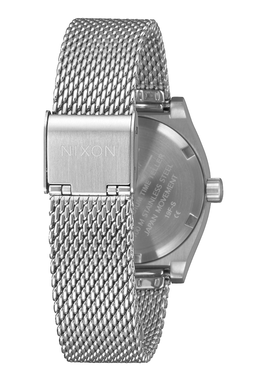 Medium Time Teller Milanese All Silver View 3