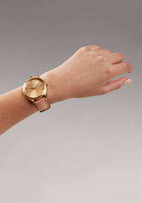 Thalia Leather Light Gold / Tan View 5
