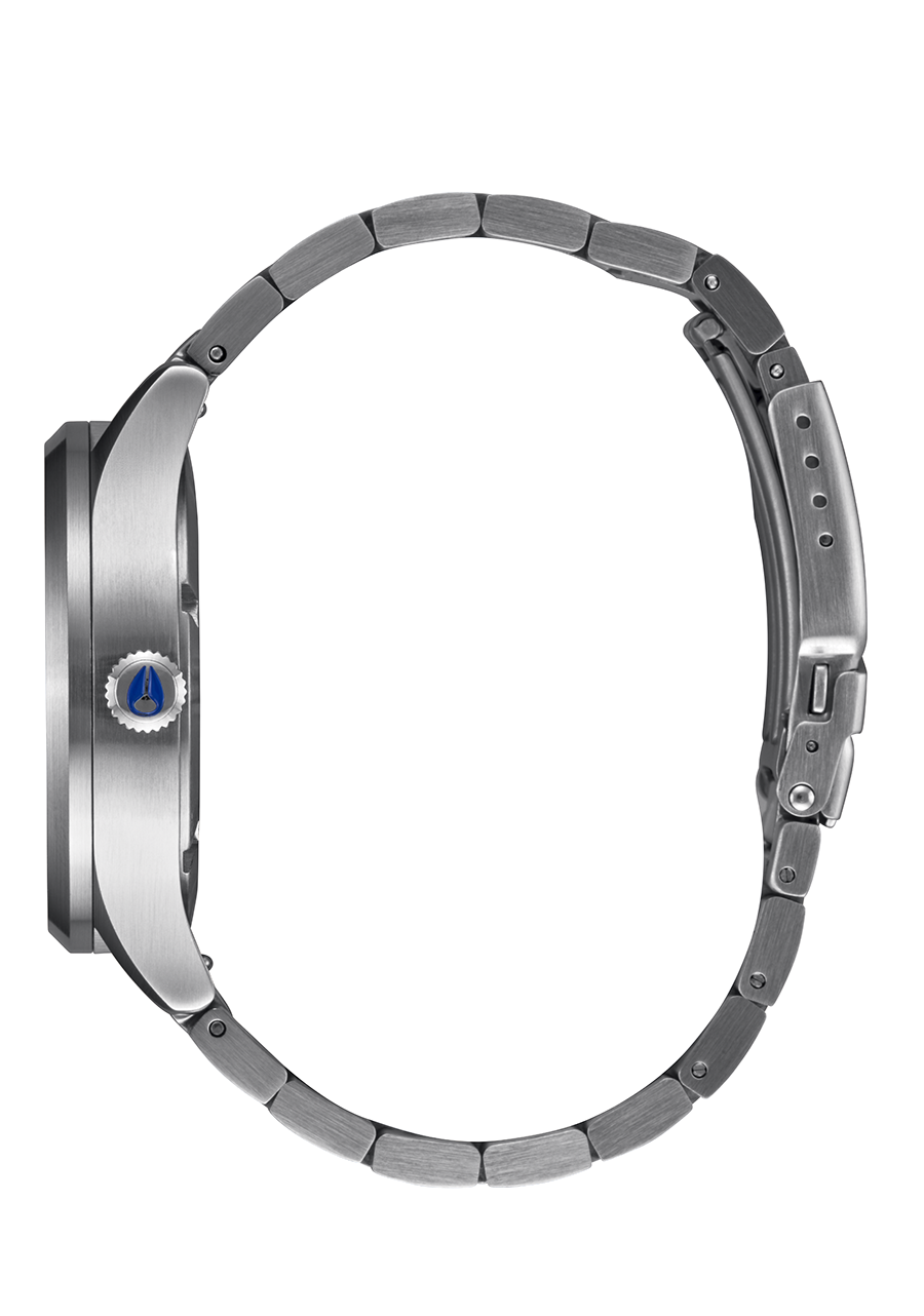 Sentry Solar Stainless Steel Navy Sunray / Silver View 3