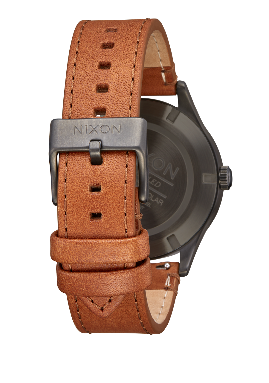Sentry Solar Leather Gunmetal View 4