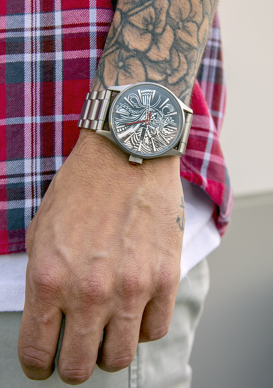 Rolling Stones Sentry Stainless Steel Silver / Black