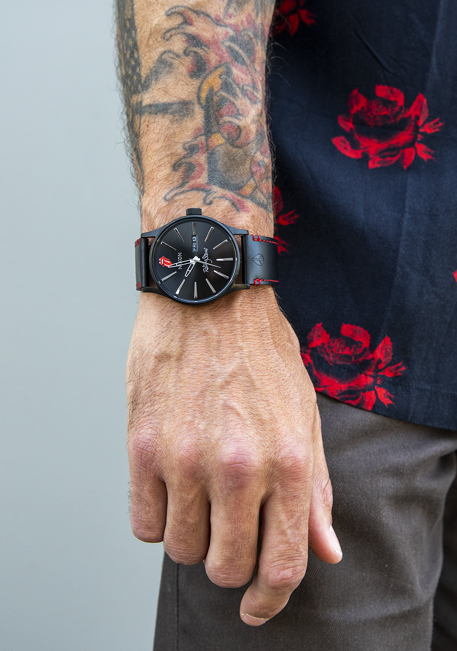 Rolling Stones Sentry Leather All Black