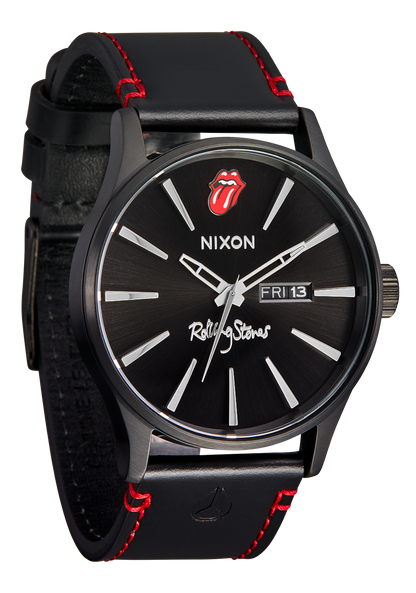 Rolling Stones Sentry Leather - All Black View 2