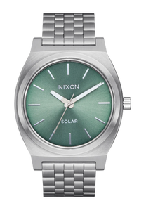 Time Teller Solar Silver / Jade Sunray View 1