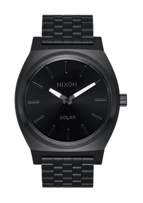 Time Teller Solar All Black / White View 1