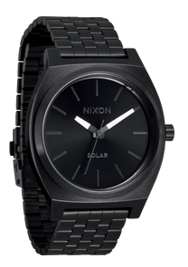 Time Teller Solar All Black / White View 2