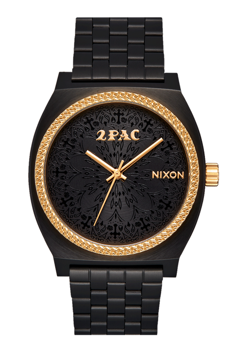 2Pac Time Teller Black Gold