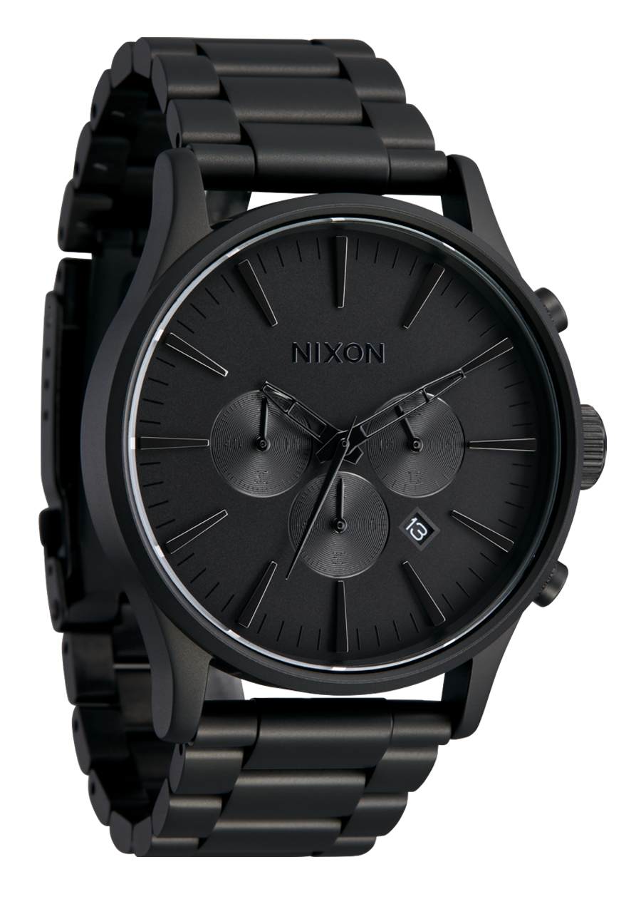 Sentry Chrono All Matte Black Polished Black View 2
