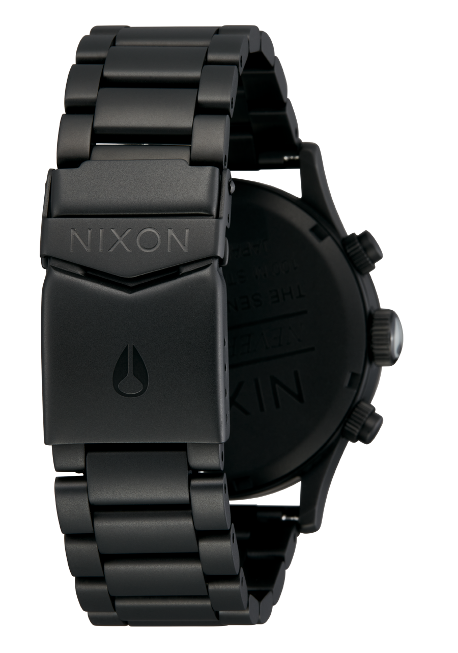 Sentry Chrono All Matte Black Polished Black View 4
