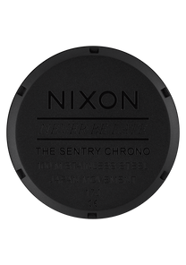 Sentry Chrono Leather Matte Black / Gold / Black View 5