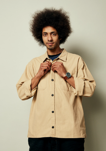 Sentry Chrono Leather Lt Gunmetal / Basalt / Sienna View 8