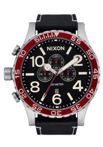 51-30 Chrono Leather Silver / Black / Cranberry View 1