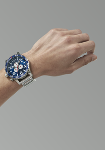 51 30 Chrono Wsl Navy Sunray Silver View 6