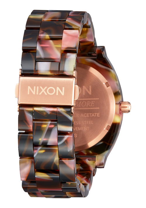 Time Teller Acetate - Rose Gold / Pink Tortoise